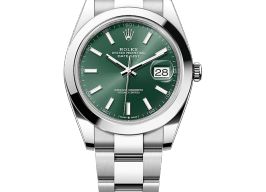 Rolex Datejust 41 126300 (2025) - Green dial 41 mm Steel case
