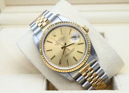 Rolex Datejust 36 16233 (1990) - Champagne dial 36 mm Gold/Steel case