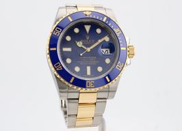 Rolex Submariner Date 116613LB (2016) - Blue dial 40 mm Gold/Steel case