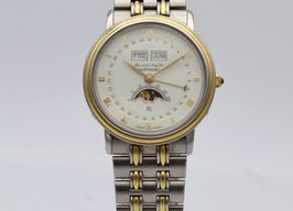 Blancpain Villeret Moonphase 6595 (1990) - White dial 34 mm Gold/Steel case