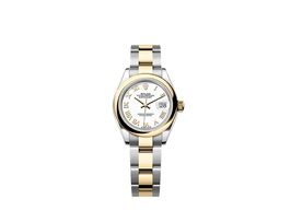 Rolex Lady-Datejust 279163 (2025) - Wit wijzerplaat 28mm Goud/Staal