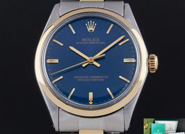 Rolex Oyster Perpetual 1002 (1969) - Blauw wijzerplaat 34mm Goud/Staal