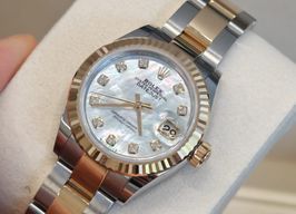 Rolex Lady-Datejust 279173 (2024) - White dial 28 mm Gold/Steel case