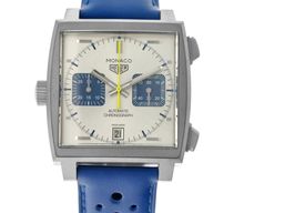 TAG Heuer Monaco CAW218C.FC6548 (2023) - Grijs wijzerplaat 39mm Titanium