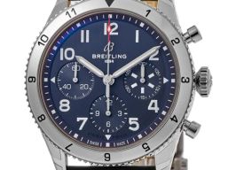 Breitling Classic AVI A233801A1C1X1 (2024) - Blauw wijzerplaat 42mm Staal