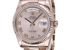 Rolex Day-Date 36 118235F (2019) - Pink dial 36 mm Rose Gold case