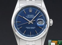 Rolex Datejust 36 16200 (2000) - Blue dial 36 mm Steel case
