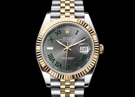 Rolex Datejust 41 126333 (2023) - Grey dial 41 mm Gold/Steel case