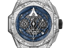 Hublot Big Bang Sang Bleu 418.NX.5107.RX.1604.MXM20 (2024) - Blue dial 45 mm Titanium case