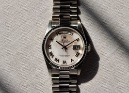 Rolex Day-Date 36 18239 (1996) - White dial 36 mm White Gold case