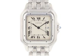 Cartier Panthère 1300 (Unknown (random serial)) - White dial 29 mm Steel case