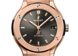 Hublot Classic Fusion Racing Grey 542.OX.7081.RX (2024) - Grijs wijzerplaat 42mm Roségoud