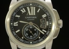 Cartier Calibre de Cartier 3389 (2016) - Zilver wijzerplaat 42mm Staal