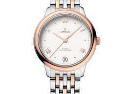 Omega De Ville 434.20.34.20.02.001 (2025) - Wit wijzerplaat 34mm Goud/Staal