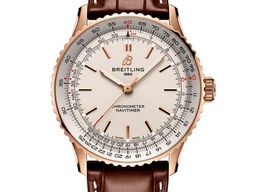 Breitling Navitimer R17329F41G1P1 (2024) - Silver dial 41 mm Red Gold case