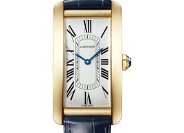 Cartier Tank Américaine WGTA0300 (2025) - Silver dial 24 mm Yellow Gold case