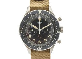 Heuer Vintage SG 1550 (Onbekend (willekeurig serienummer)) - Zwart wijzerplaat 43mm Staal