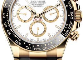 Rolex Daytona 126518LN (2024) - White dial 40 mm Yellow Gold case