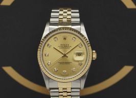 Rolex Datejust 36 16233 (2000) - Gold dial 36 mm Gold/Steel case