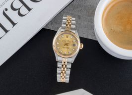Rolex Lady-Datejust 6917 (1978) - Champagne dial 26 mm Gold/Steel case