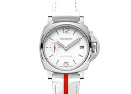 Panerai Luminor Due Luna PAM01378 (2026) - White dial 38 mm Steel case