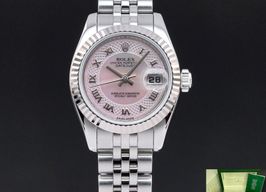 Rolex Lady-Datejust 179174 (2008) - Parelmoer wijzerplaat 26mm Staal