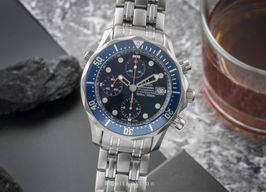 Omega Seamaster Diver 300 M 2298.80.00 (Onbekend (willekeurig serienummer)) - Blauw wijzerplaat 42mm Titanium