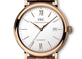 IWC Portofino Automatic IW356504 (2023) - Zilver wijzerplaat 40mm Roségoud