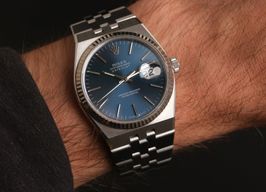 Rolex Datejust Oysterquartz 17014 (1977) - Blue dial 36 mm Steel case