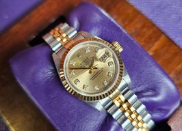Rolex Lady-Datejust 69173 (1995) - Champagne dial 26 mm Gold/Steel case