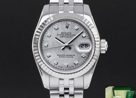 Rolex Lady-Datejust 179174 (2006) - Parelmoer wijzerplaat 26mm Staal