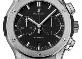 Hublot Classic Fusion Chronograph 521.NX.1171.RX (2025) - Black dial 45 mm Titanium case