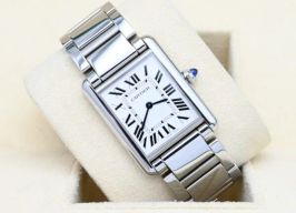 Cartier Tank WSTA0052 (2023) - White dial 34 mm Steel case