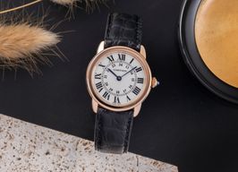 Cartier Ronde Solo de Cartier W6701007 (Unknown (random serial)) - Silver dial 30 mm Gold/Steel case