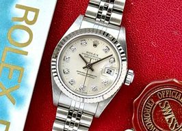 Rolex Lady-Datejust 79174G (1999) - Silver dial 26 mm Steel case