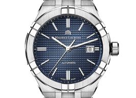 Maurice Lacroix Aikon AI6008-SS002-430-2 (2023) - Blauw wijzerplaat 42mm Staal