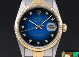 Rolex Datejust 36 16233 (1990) - Blue dial 36 mm Gold/Steel case