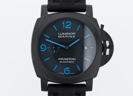 Panerai Luminor Marina Automatic PAM01661 (2021) - Zwart wijzerplaat 44mm Carbon