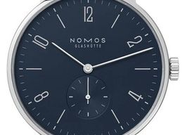 NOMOS Tangente 38 167 (2026) - Blauw wijzerplaat 38mm Staal