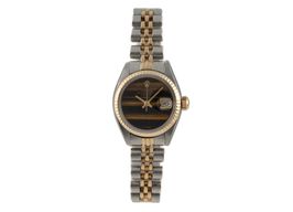 Rolex Lady-Datejust 6917 (1976) - Brown dial 26 mm Gold/Steel case