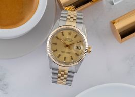 Rolex Datejust 36 16013 (1981) - Champagne dial 36 mm Gold/Steel case