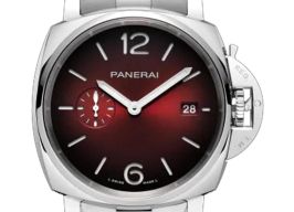 Panerai Luminor Due PAM01539 (2026) - Rood wijzerplaat 42mm Staal