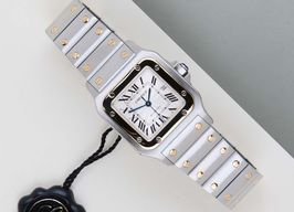 Cartier Santos Galbée 2319 (Onbekend (willekeurig serienummer)) - Zilver wijzerplaat 29mm Staal