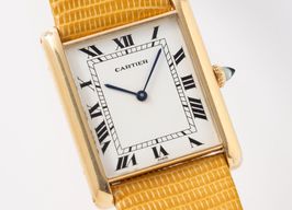 Cartier Tank Unknown (1970) - White dial 35 mm Yellow Gold case