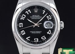 Rolex Datejust 36 116200 (2014) - Zwart wijzerplaat 36mm Staal