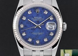 Rolex Datejust 36 116234 (2006) - Blauw wijzerplaat 36mm Staal