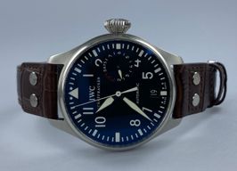 IWC Big Pilot IW500912 (Onbekend (willekeurig serienummer)) - Zwart wijzerplaat 46mm Staal