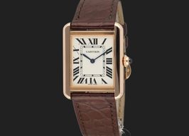 Cartier Tank Solo W5200024 (2019) - Zilver wijzerplaat 31mm Roségoud