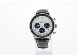 Breitling Navitimer 1 B01 Chronograph AB0138241G1P1 (2024) - Zilver wijzerplaat 43mm Staal