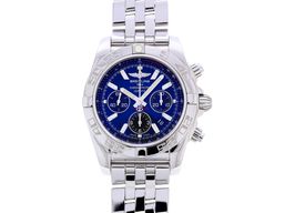 Breitling Chronomat 44 AB0110 (2010) - Blue dial 44 mm Steel case